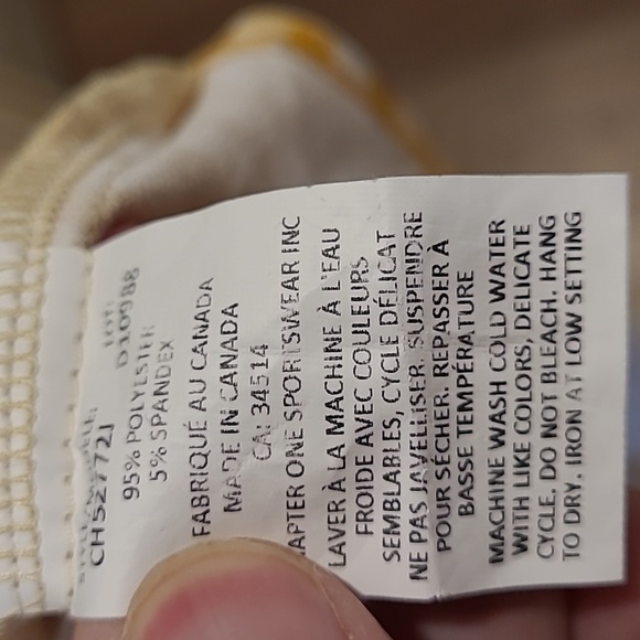 Yellow and White Checked Gorgeous Tank - Picture 4 of 4